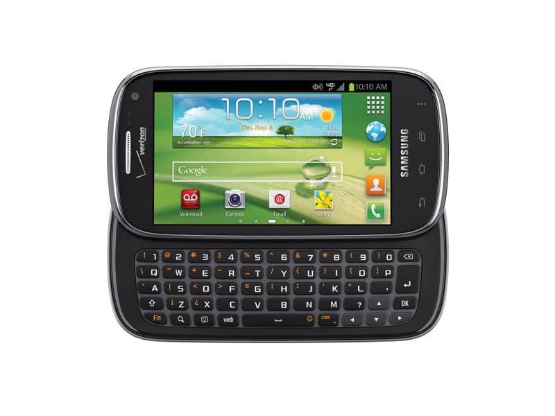 Samsung smartphone with physical keyboard